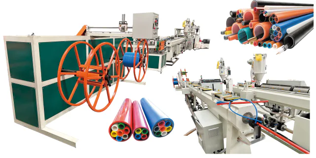 HDPE microduct and bundle pipe extrusion line