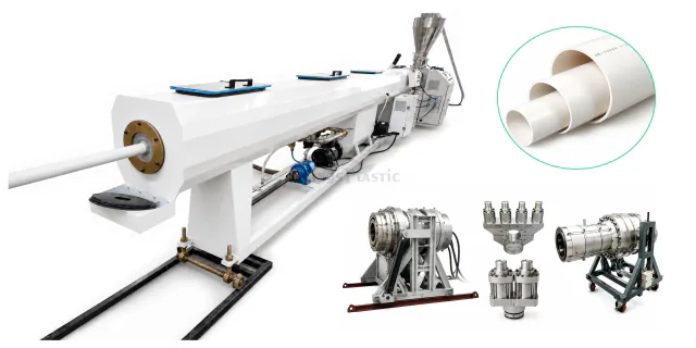 PVC UPVC rigid pipe extrusion line