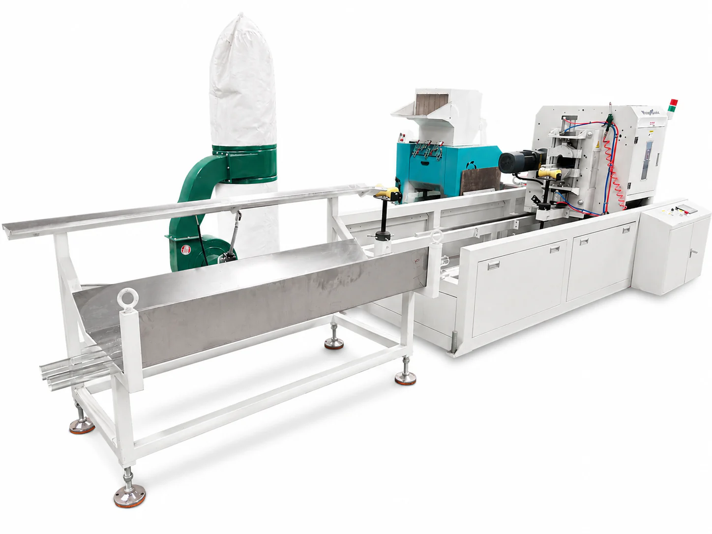 Stacking table for cut PMMA PC ABS pipe
