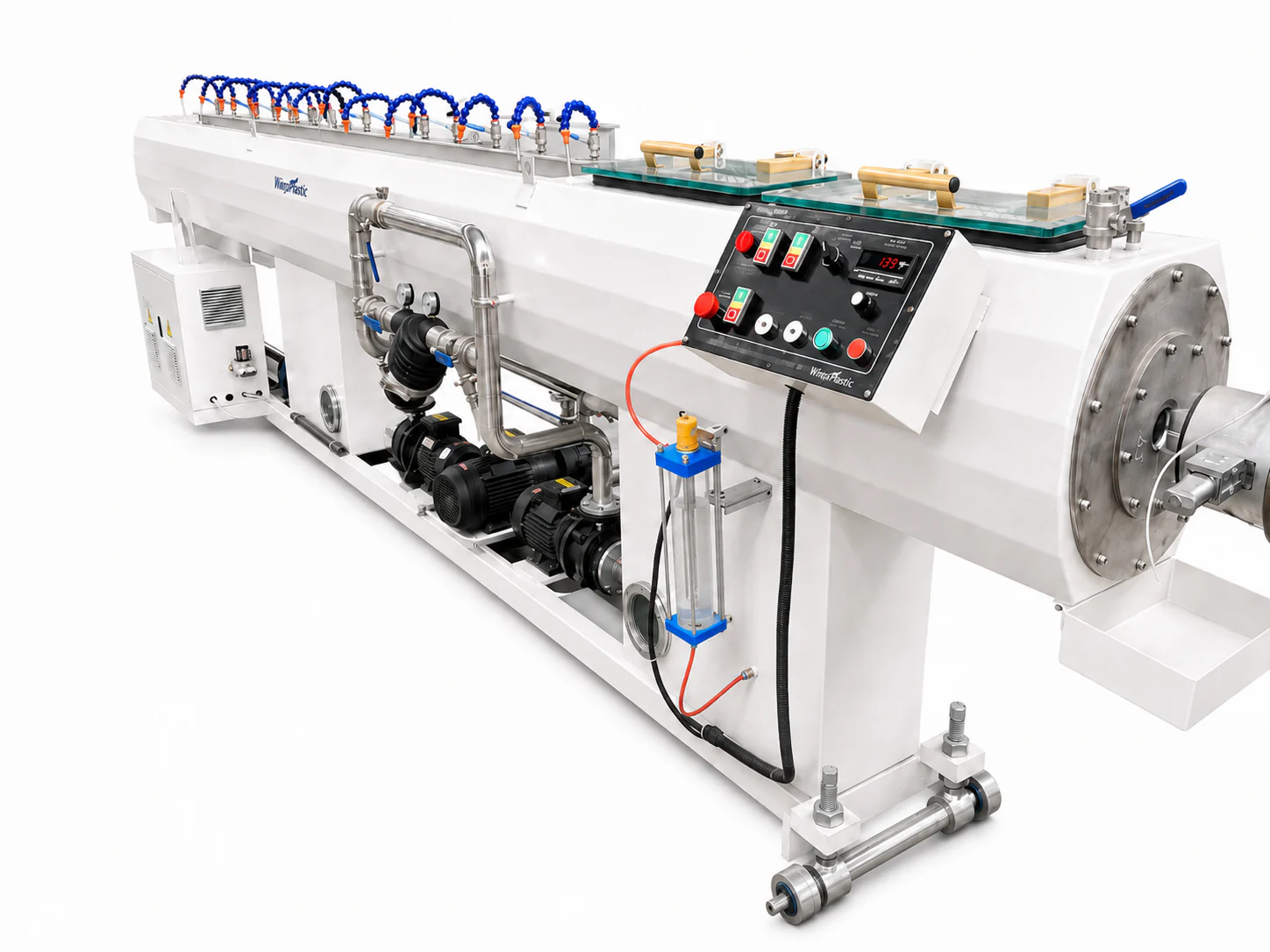 Vacuum calibration water tank for PMMA PC ABS pipe