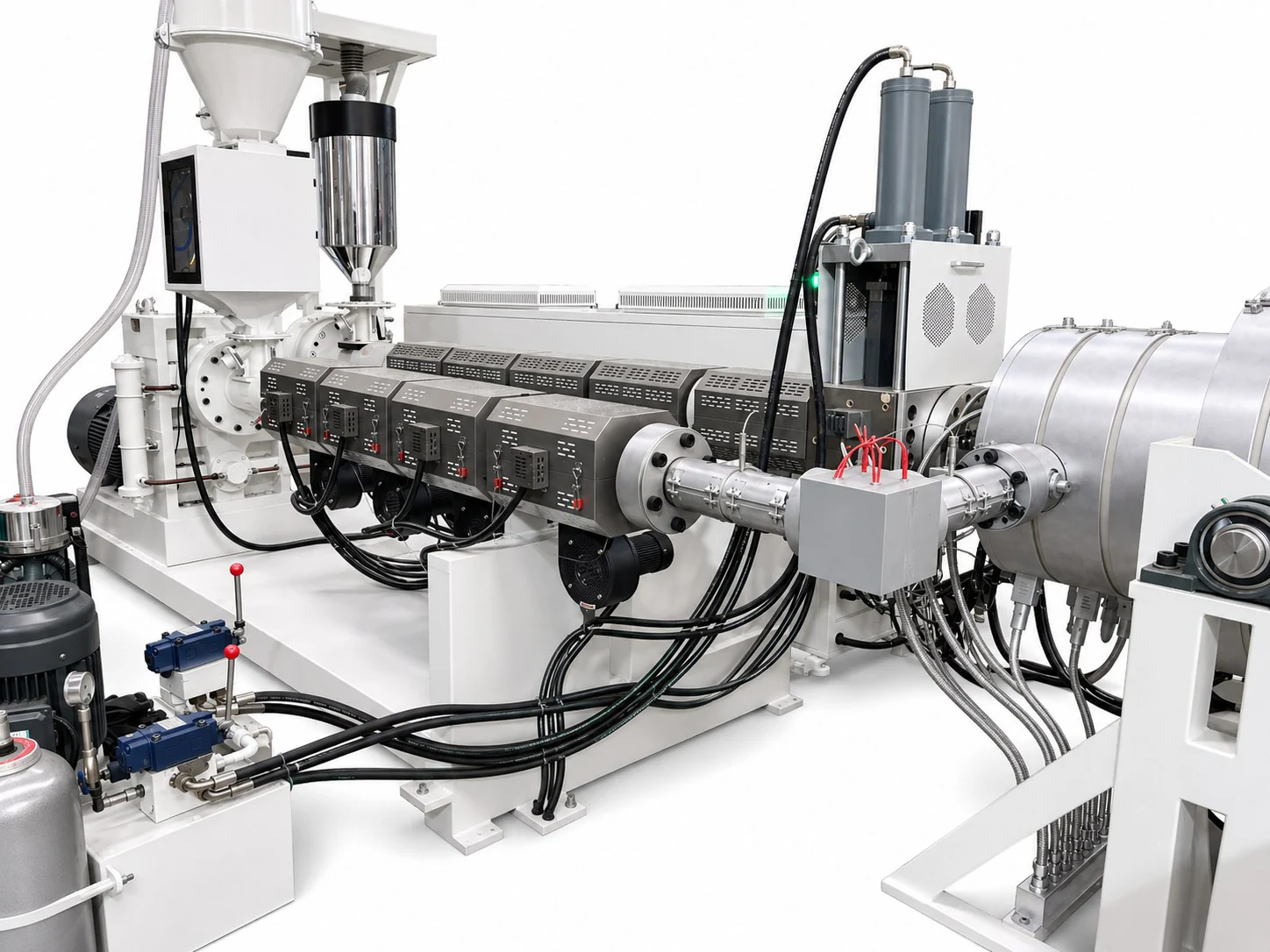 HDPE multilayer pipe co-extrusion single screw extruder