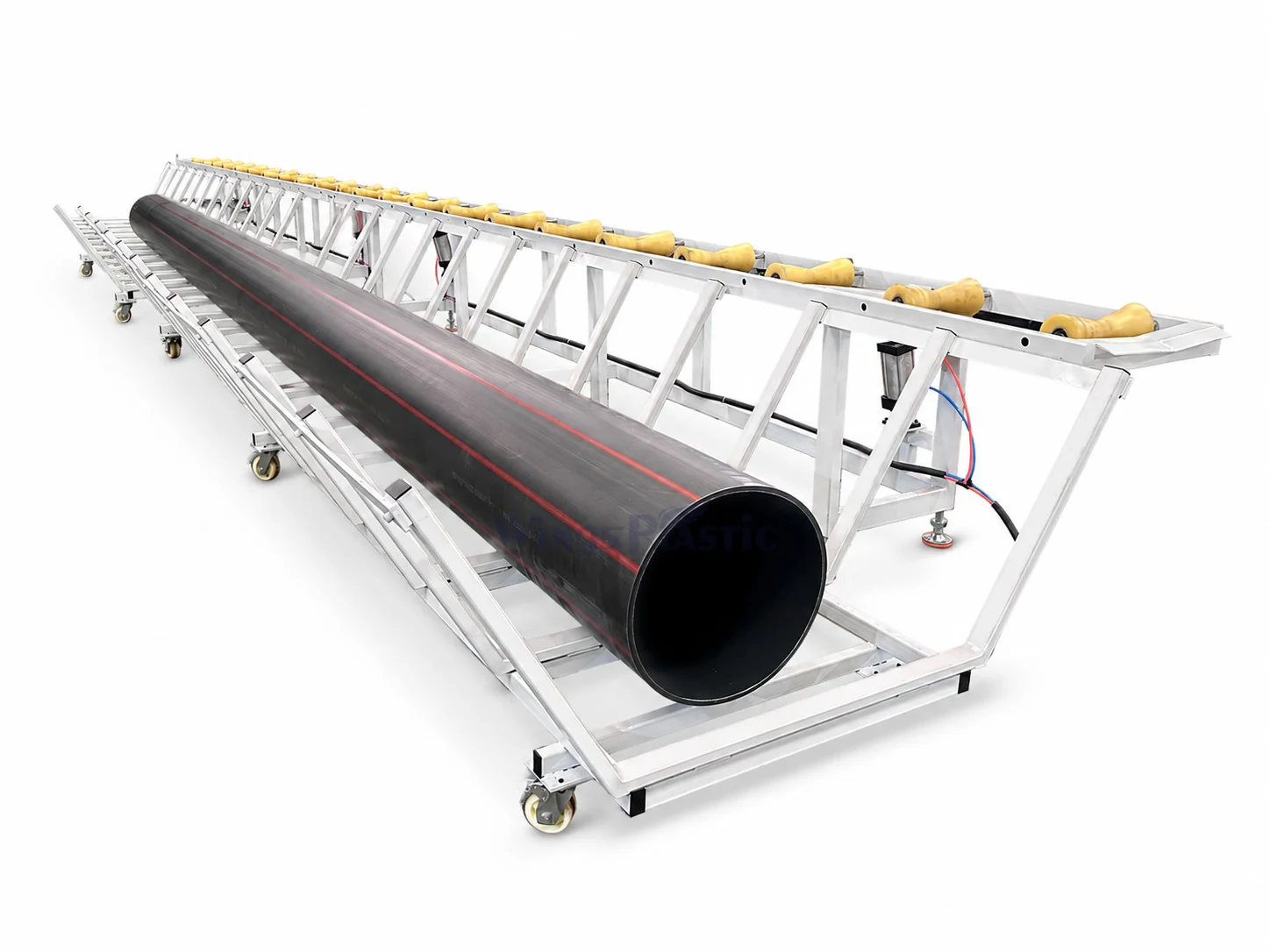 HDPE PE pipe stacker