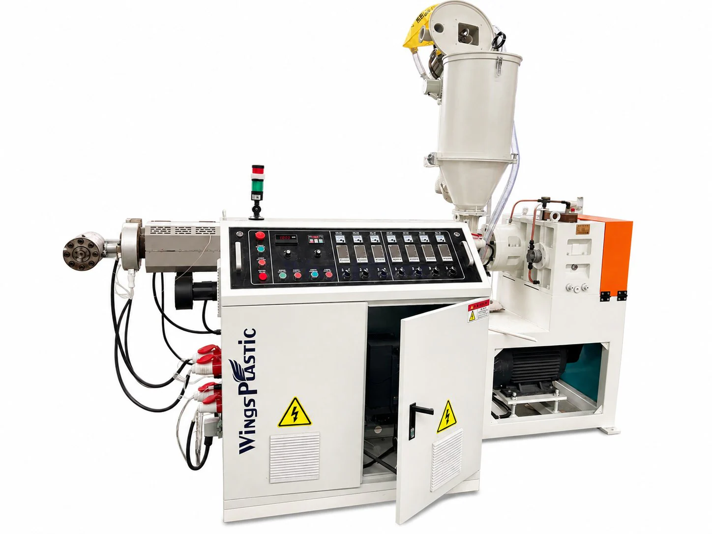 SJ55 30 single screw extruder for PVC medical saliva ejector hose