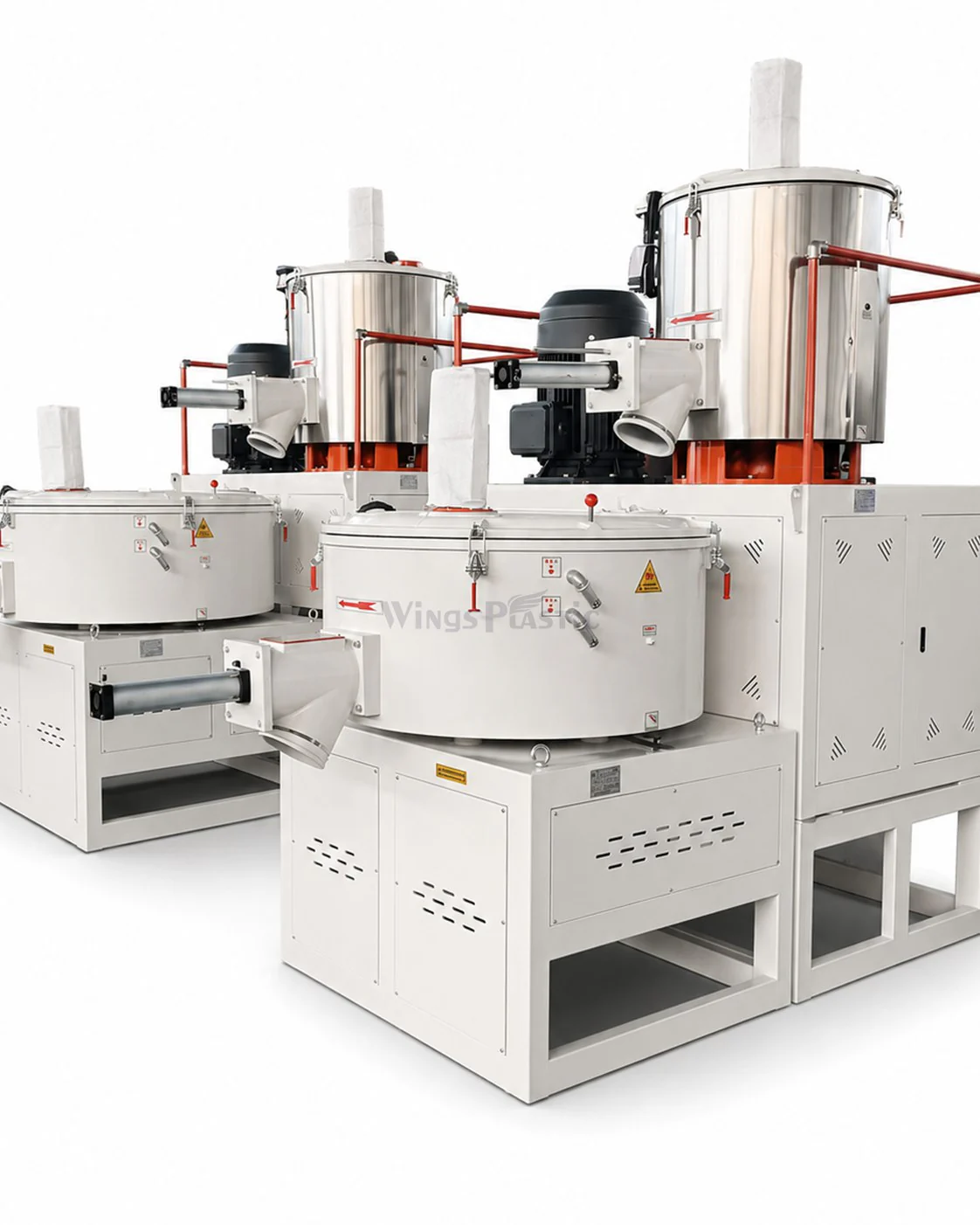 PVC mixing system for PVC pipe extrusion