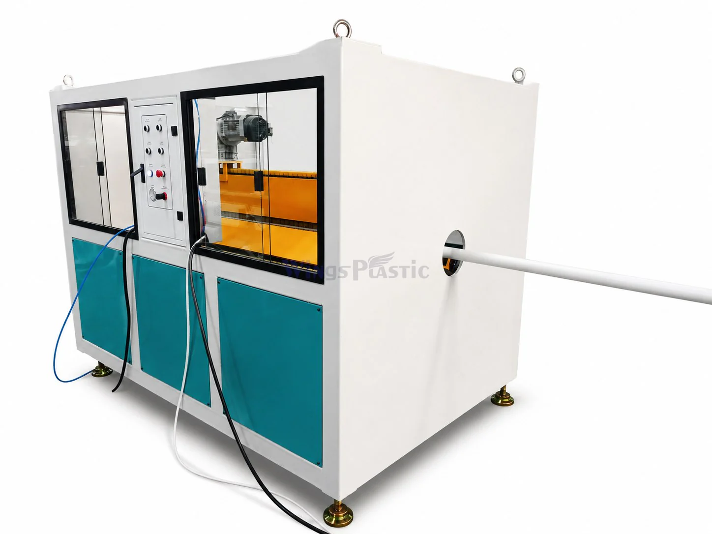 PVC rigid pipe haul-off machine