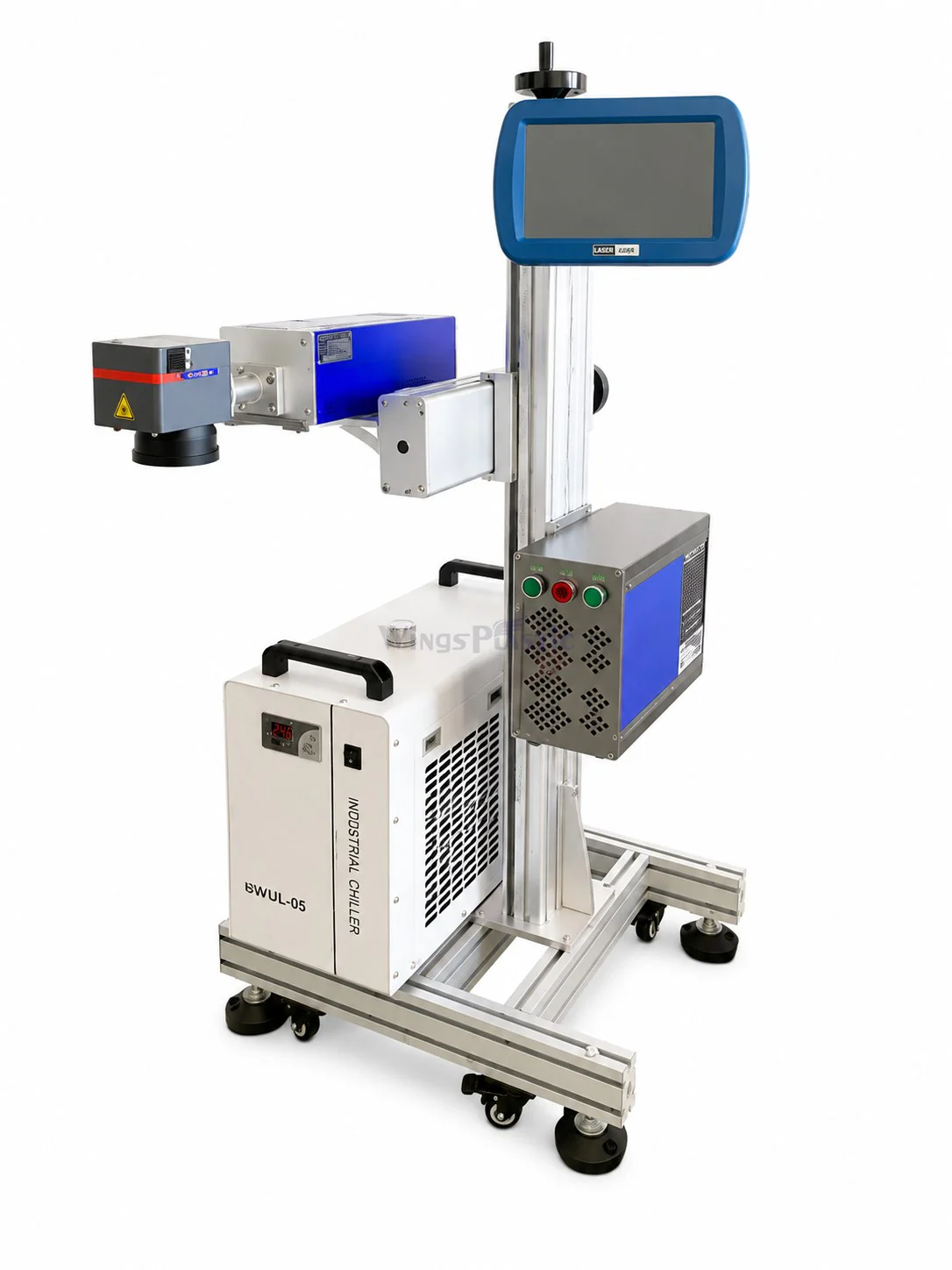 Online laser printer for PVC rigid pipe