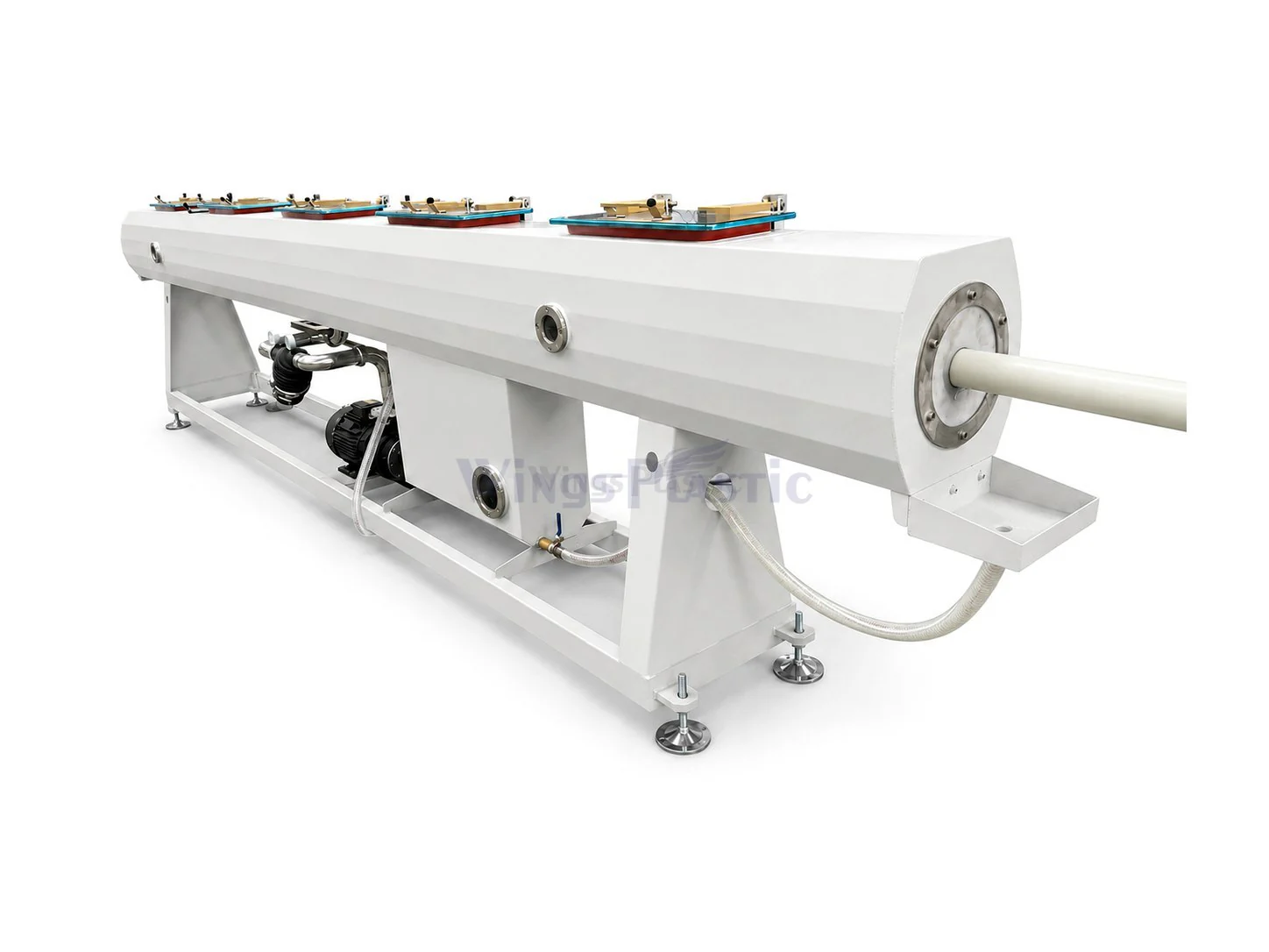 PVC rigid pipe spray cooling tank