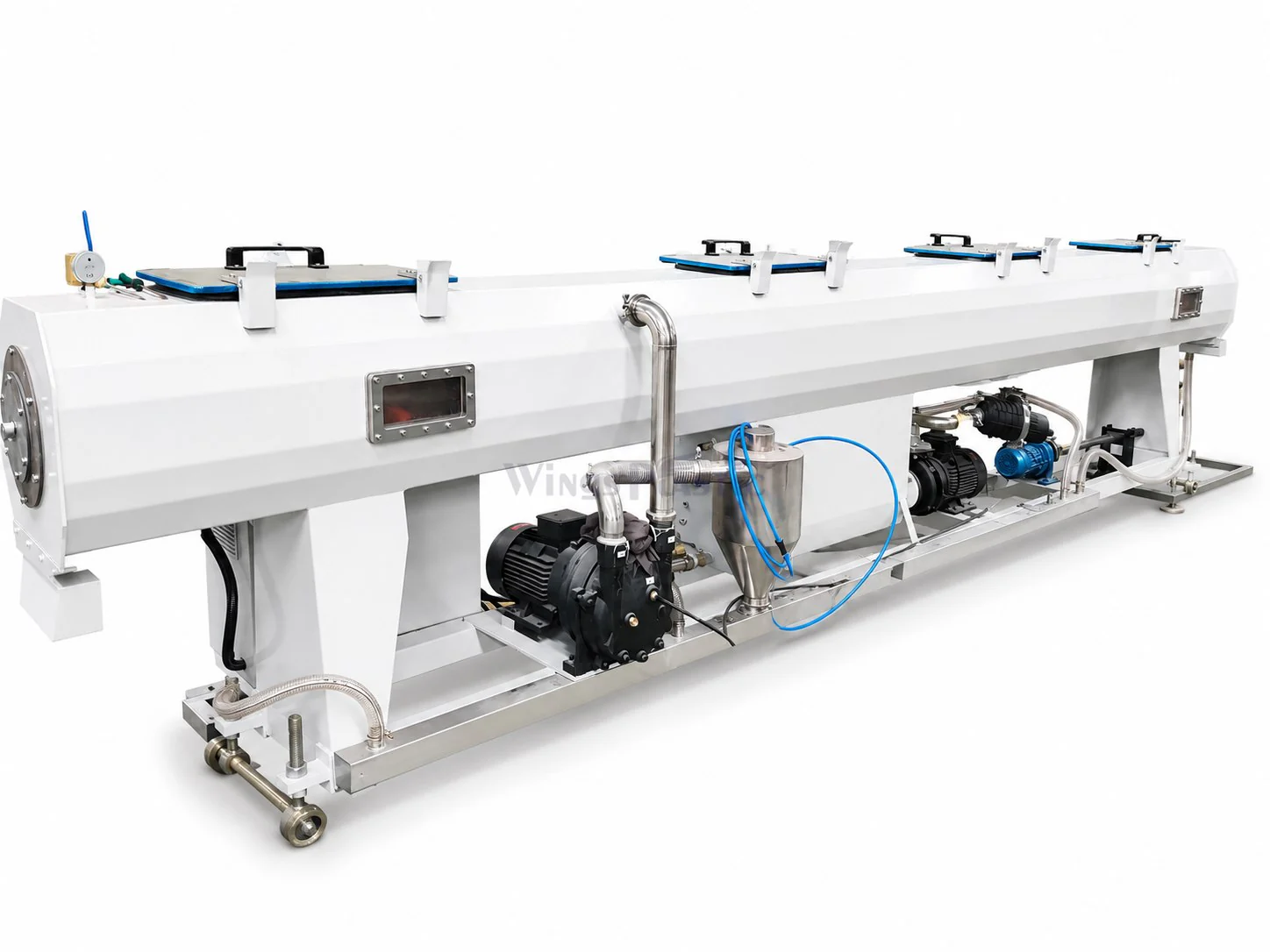 PVC pipe vacuum calibration tank