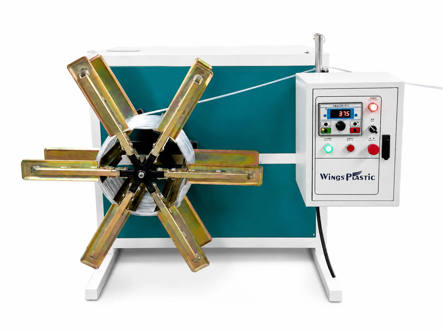 Hose coiler and winder for transparent PVC tubing