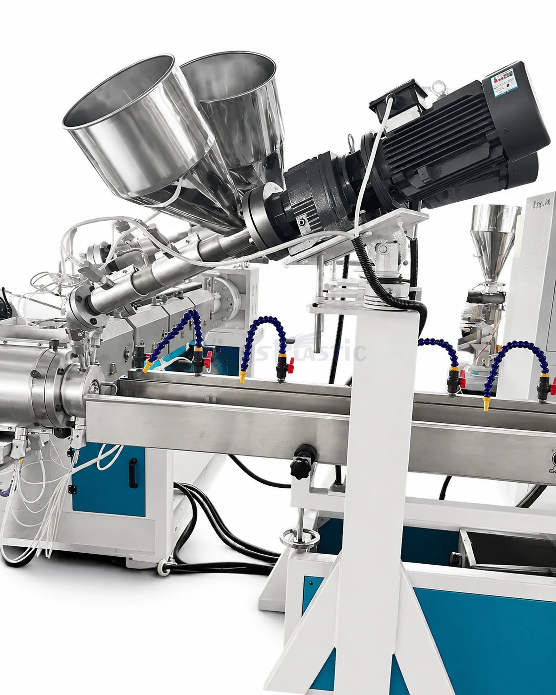 Color marking extruder for PVC steel wire reinforced hose